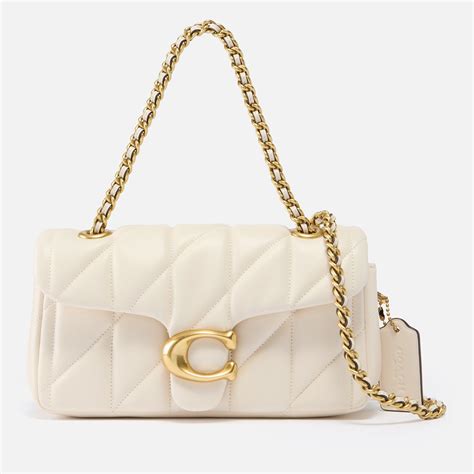 coach tabby quilted shoulder bag.